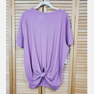 Old Navy Active Pink Go-Dry Tie-Back Short Sleeve Top XXL